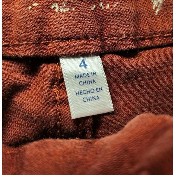 Seven 7 for all Mankind Jeans Women's size 4 Burgundy Pants Soft Stretch skinny - Picture 2 of 9